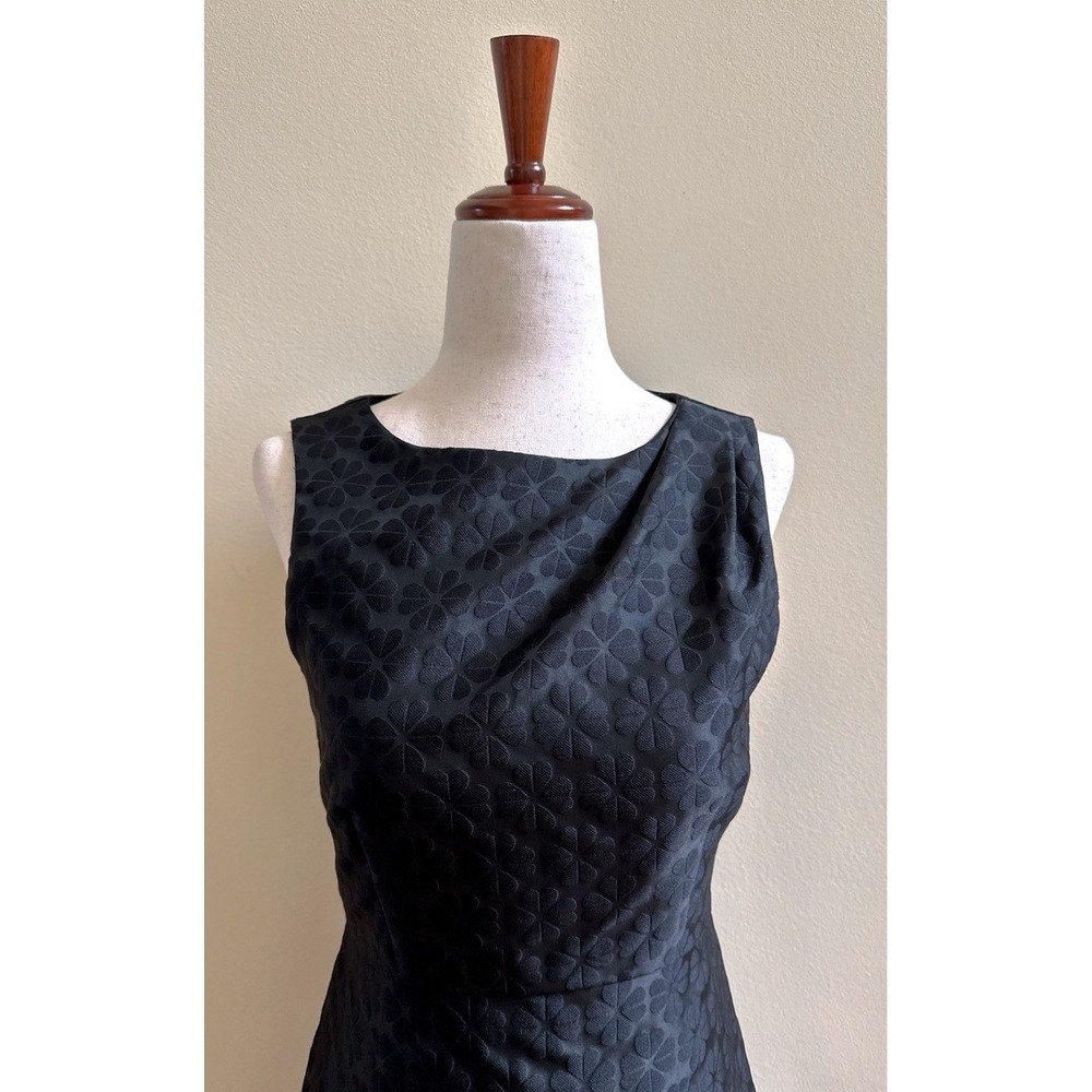 Kate Spade A-line Size 0 jacquard dress Black - Picture 6 of 11